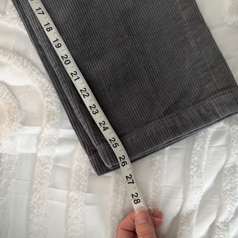 LOFT Gray Corduroy Jeans - Picture 9 of 10
